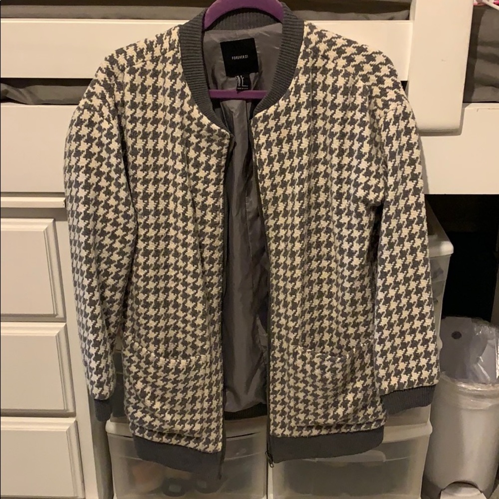 Forever 21 Houndstooth Jacket